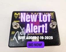 Tech 21 NYC MIDI Mouse Foot Controller – Personally Owned by Richie Kotzen – Autographed