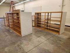 Bid is X 3 Retail Display Shelving Racks