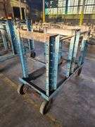 54” X 26” X 47”  Blue Rack Trolley