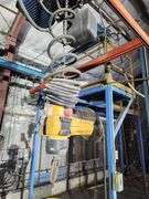 DEMAG Overhead Crane Hoist System – 550 LB Capacity – COMPLETE STRUCTURE INCLUDED