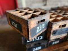 Bid is X 15 Wooden Crates 

19” X 14” X 9” 

19” X 14” X 7”