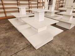 Bid is X 5 Retail Display Tables