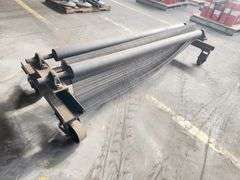 Mesh Belt Dispenser / Uncoiler – 92” Frame w/ Stainless Roll
