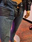 Richie Kotzen’s Custom Duarte Lace-Up Leather & Denim Jeans