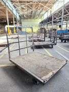 68” X 52” X 60” Steel Frame Wooden Deck Platform Dolly