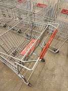 Bid x 10 Chrome Metal Shopping Carts From Libbey Shreveport Outlet Shopping Store