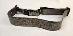 Richie Kotzen’s Vintage DiMarzio Silver Sparkle Guitar Strap – Signed