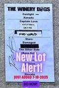Richie Kotzen's Personal Stage Setlist – Winery Dogs Final Tour (Signed)