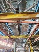 DEMAG Hanging Gantry Rail System w/ 550 lb Electric Hoist – 3 Beam Track Assembly Only