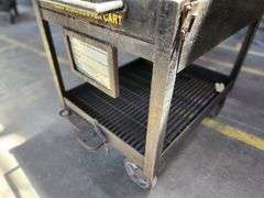 40” X 30” X 37” 2-Tier Rolling Cart