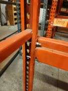 Bid x 2 – Pallet Rack Sections – 8' x 43" Uprights w/ 12' Crossbeams – Buyer Responsible for Removal