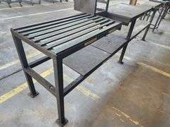 138" Long Steel Work Table