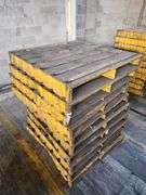 Bid x 10 Steel Pallets 42" x 42"