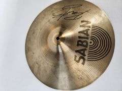 Richie Kotzen’s Personal Sabian 14” Cymbal – Signed!
