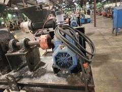 Industrial Auger Mixer with Hopper – Mobile Unit on Casters