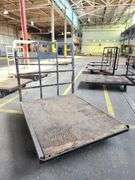 68” X 52” X 60” Steel Frame Wooden Deck Platform Dolly