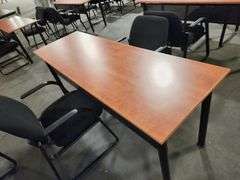 Office Training Desk – 71" x 23.5" x 28.5" with (2) Chairs Included
