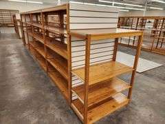Bid is X 4 Retail Display Shelving Racks