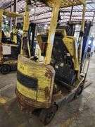 HYSTER 4,500 lb Electric Forklift – Model E45XM2-27 – 189" Lift Height – NO BATTERY