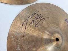Signed 14” Paiste 400 Hi-Hat Cymbal Pair – Personally Used by Richie Kotzen