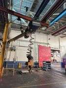 DEMAG Hanging Gantry Rail System w/ 550 lb Electric Hoist – 3 Beam Track Assembly Only