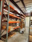 Bid x 2 Sections of Pallet Rack Back wall Warehouse of Factory Outlet