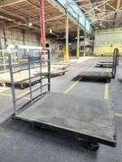 68” X 52” X 60” Steel Frame Wooden Deck Platform Dolly