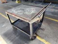36” X 30” X 32” 2-Tier Rolling Cart