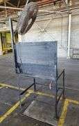 41" long Steel Worktable With Overhead Fan