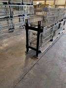 Industrial Shelving Rack   W/Cage Bins