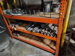 PALLET RACK w Contents 86" x 42" x 72" tall