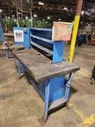 🔧 Heavy-Duty Workstation Table w/ Vise & Fan – 60" x 30"