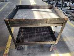 40” X 30” X 37” 2-Tier Rolling Cart