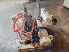 Bid x 2 – Leybold Vacuum Pump Units with Motors & Piping