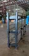 Industrial Shelving Rack   W/Cage Bins