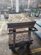 49” X 25” X 43” Metal 2-Tier Rolling Carts