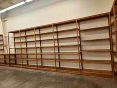 Bid is X 4 Sections Shelving Racks 49”X 18”