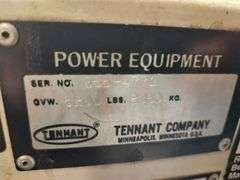 Tennant 355 PROPANE Industrial Ride-On Sweeper