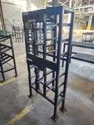 29" x 10" x 64" Steel Tool Rack Station