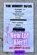 Richie Kotzen's Personal Stage Setlist – Winery Dogs Final Tour (Signed)