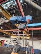 DEMAG Hanging Gantry Rail System w/ 550 lb Electric Hoist – 3 Beam Track Assembly Only