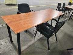 Office Training Desk – 71" x 23.5" x 28.5" with (2) Chairs Included