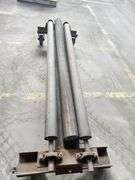 Mesh Belt Dispenser / Uncoiler – 92” Frame w/ Stainless Roll