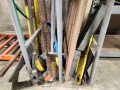 STEEL Material Rack w Contents