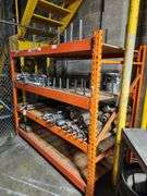 PALLET RACK w Contents 86" x 42" x 72" tall