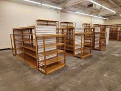 Bid is X 4 Retail Display Shelving Racks