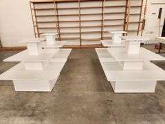 Bid is X 5 Retail Display Tables