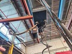 DEMAG Hanging Gantry Rail System w/ 550 lb Electric Hoist – 3 Beam Track Assembly Only