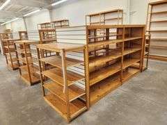 Bid is X 3 Retail Display Shelving Racks