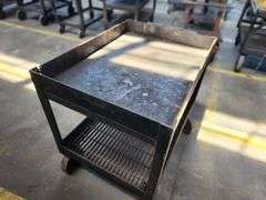 40” X 30” X 37” 2-Tier Rolling Cart